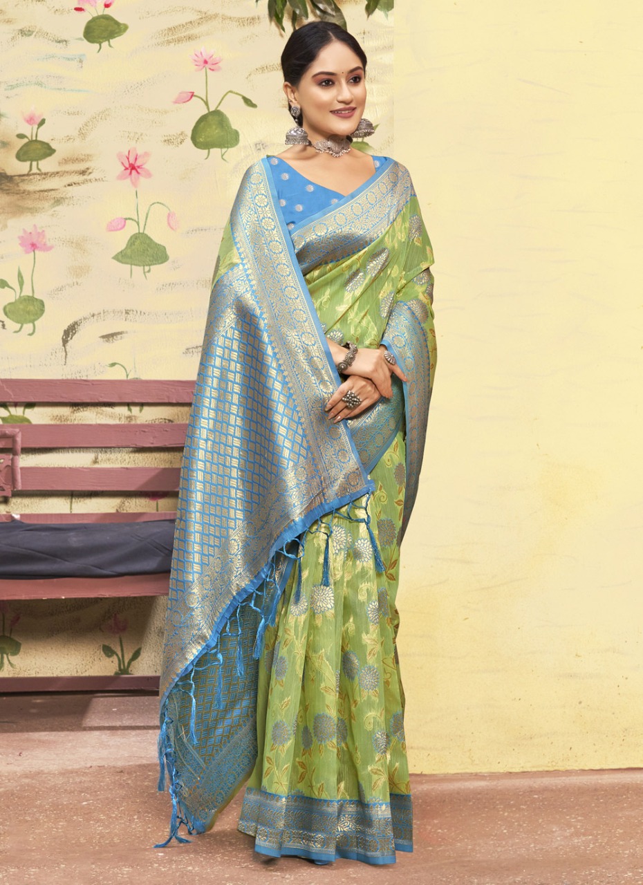 sangam print kamini cotton cotton authentic fabric saree catalog