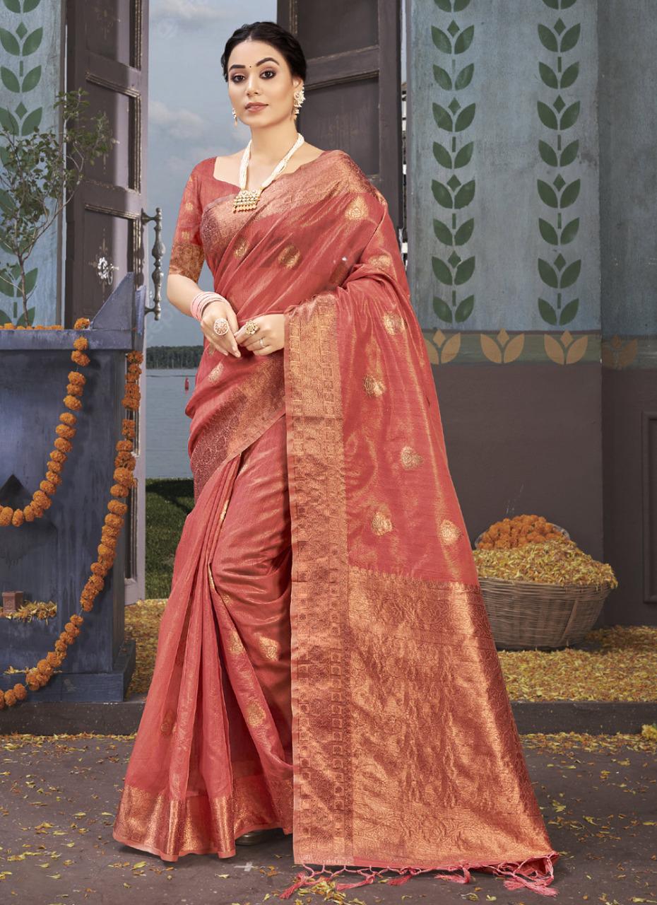 sangam print padmini vol 2 organza decent look saree catalog