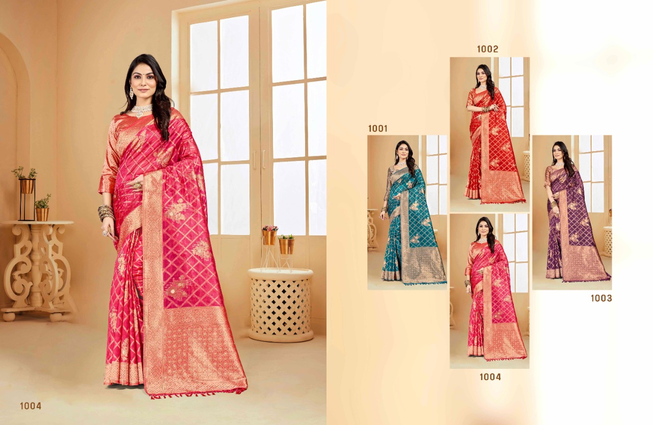 saroj saree chitrakala 2 orgenja decent look saree catalog