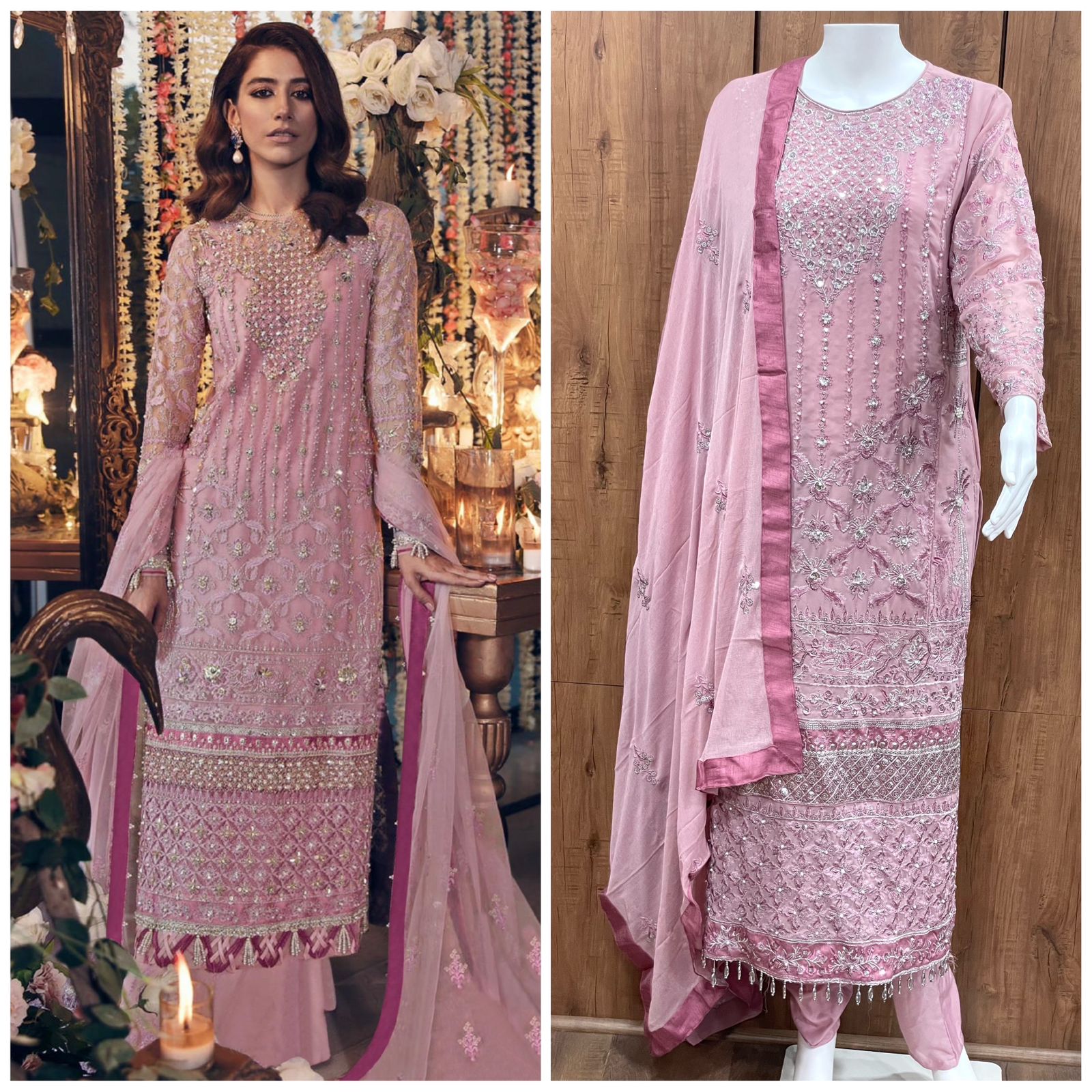 shanaya rose premium edition s 120 edition georgeete catchy look salwar suit single