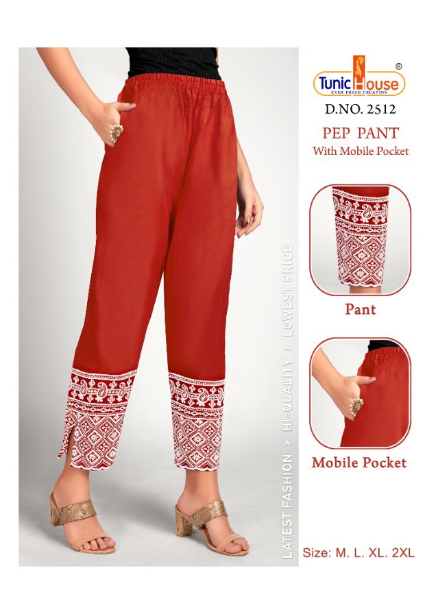 Tunic house pep pant cambric cotton graceful look pant catalog