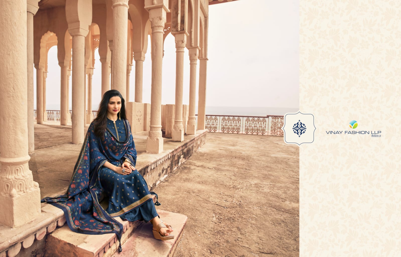 vinay fashion kaseesh paradise Viscose jacquard regal look salwar suit catalog