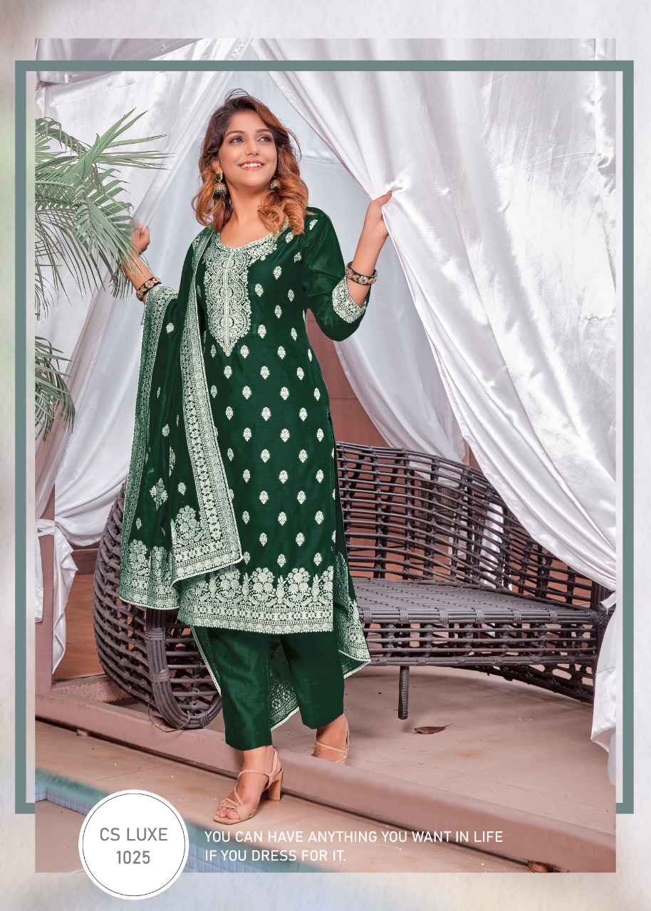 vitara fashion camelia viscose regal look top bottom with dupatta catalog