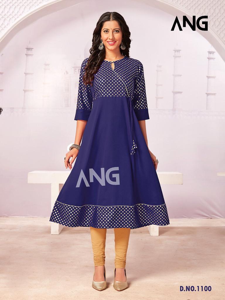 12angel ang 1100 crap decent look kurti catalog