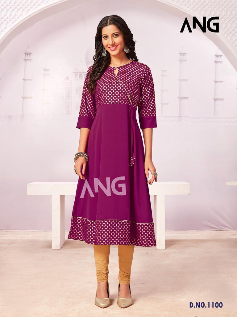 12angel ang 1100 crap decent look kurti catalog