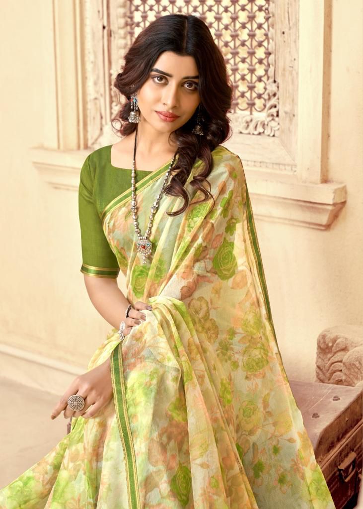 lt fashion innayat chiffon exclusive print saree catalog