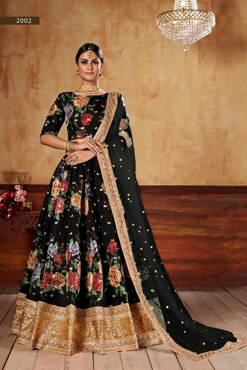 aawiya official lishvaa vol 1 silk  gorgeous look lehnga catalog