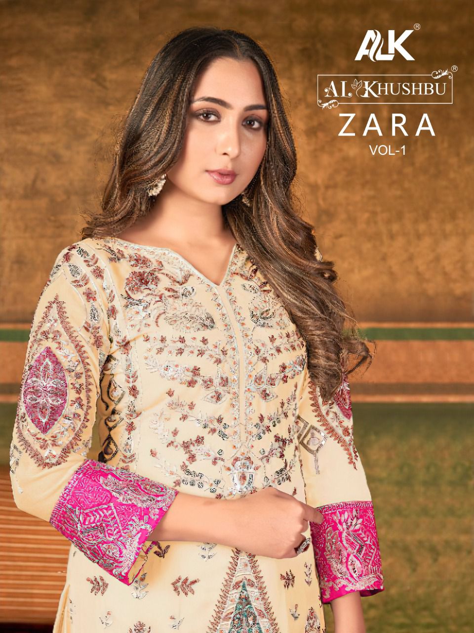 al khushbu zara vol 1  georgette attractive look salwar suit catalog