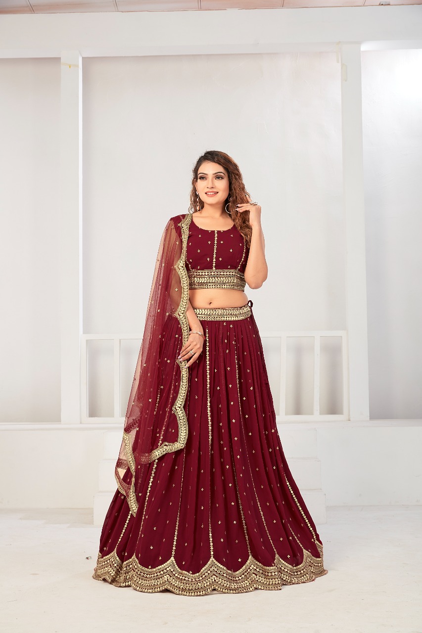 amoha trendz d no c 1964 viscose gorgeous look lehenga catalog