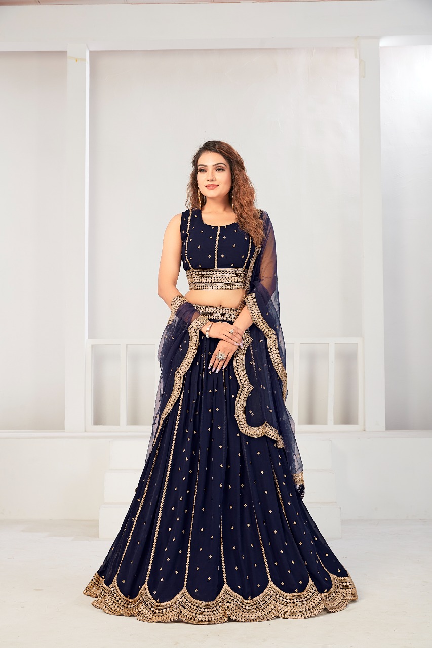 amoha trendz d no c 1964 viscose gorgeous look lehenga catalog