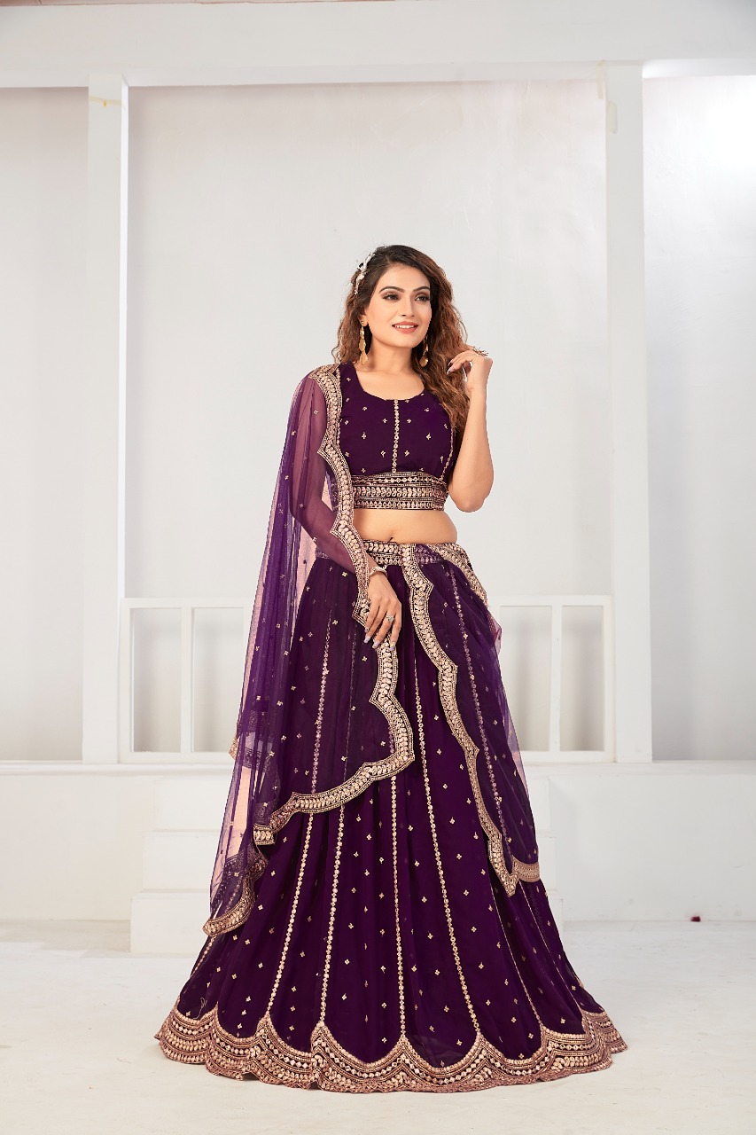 amoha trendz d no c 1964 viscose gorgeous look lehenga catalog