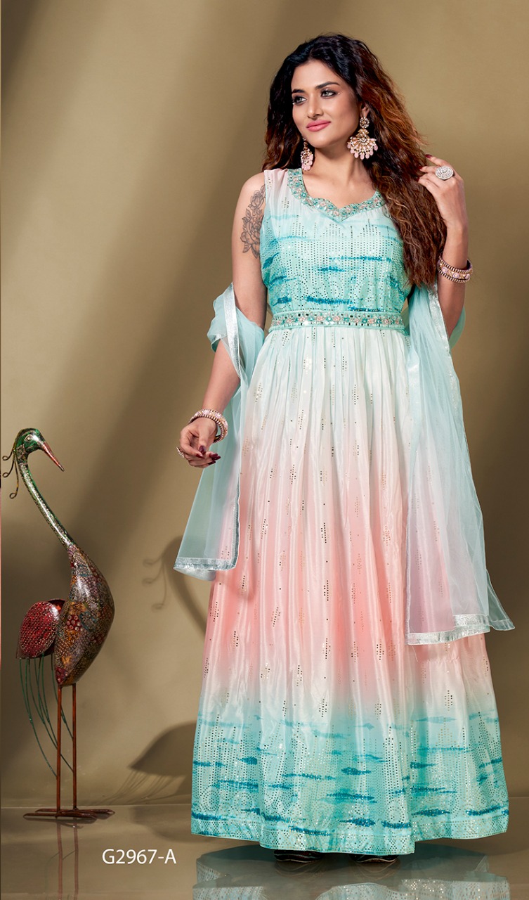 amoha trendz d no g 2967 chinnon gorgeous look lehngha catalog