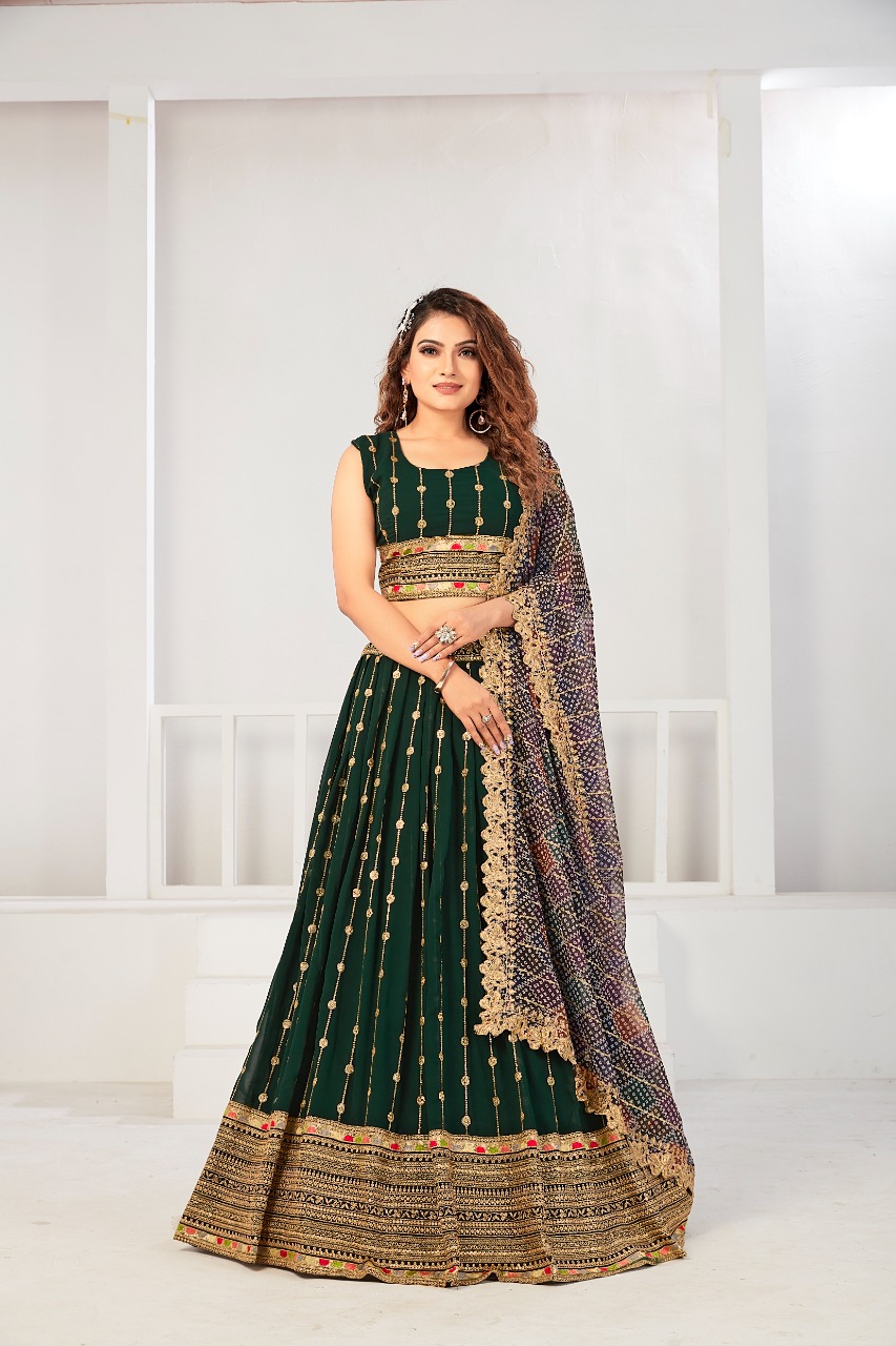 amoha trendz design no c 1963 viscose gerorgette party look lehenga catalog