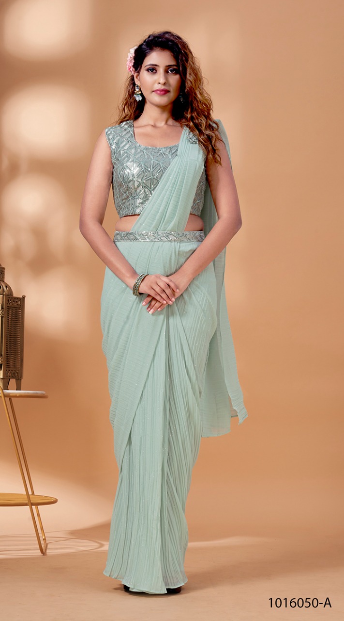 amoha trenza Design No 1016050 georgette innovative style saree catalog