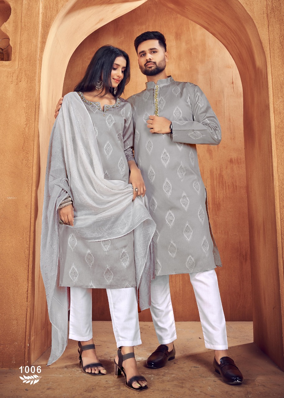 banwery fashion Royal Couple V 11 Heavy Jacquard Silk  attractive look kurti and kurta payjama catalog