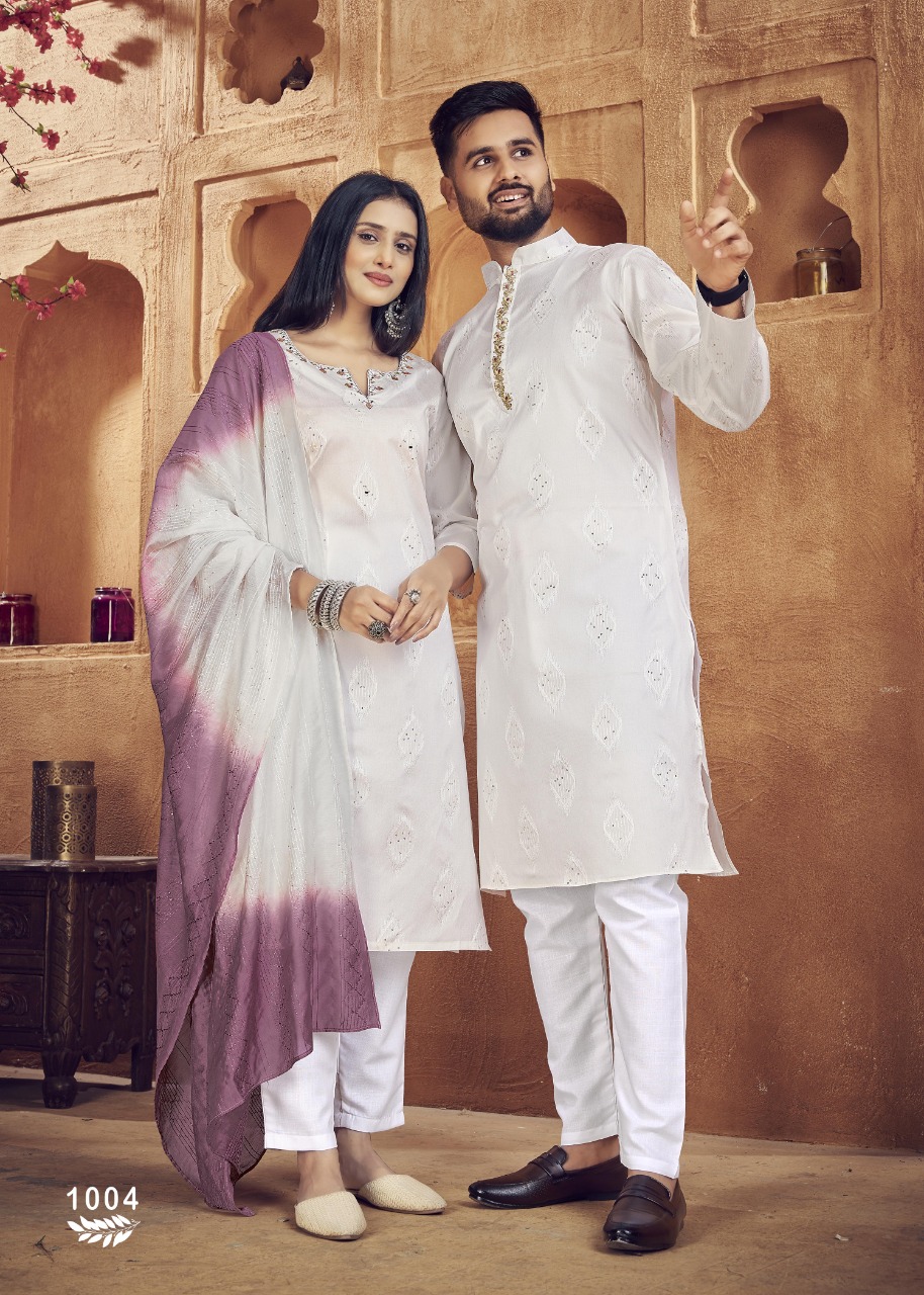 banwery fashion Royal Couple V 11 Heavy Jacquard Silk  attractive look kurti and kurta payjama catalog