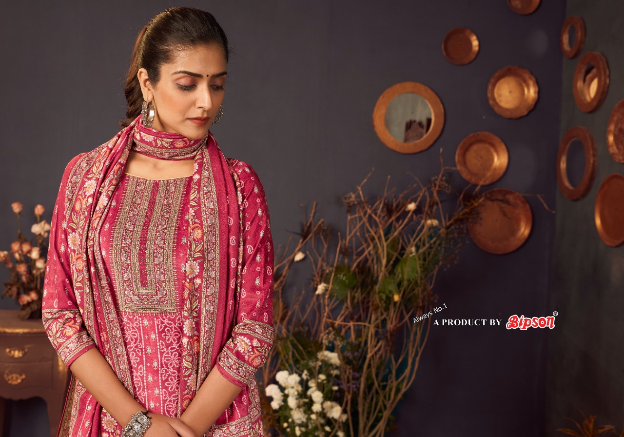 bipson nooraniyat viscose catchy look salwar suit catalog