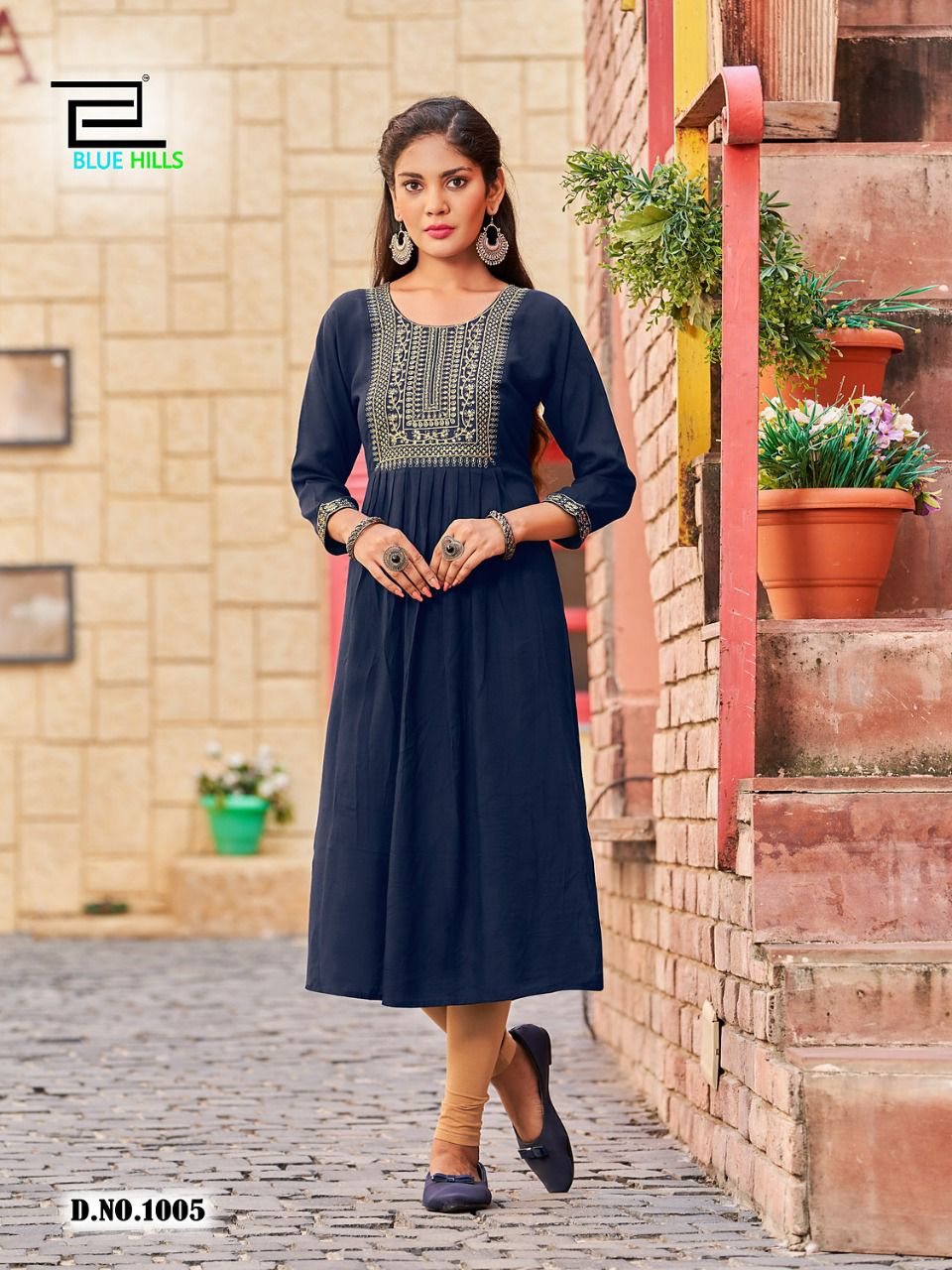 blue hills Classic VOL 15 rayon exclusive look kurti catalog