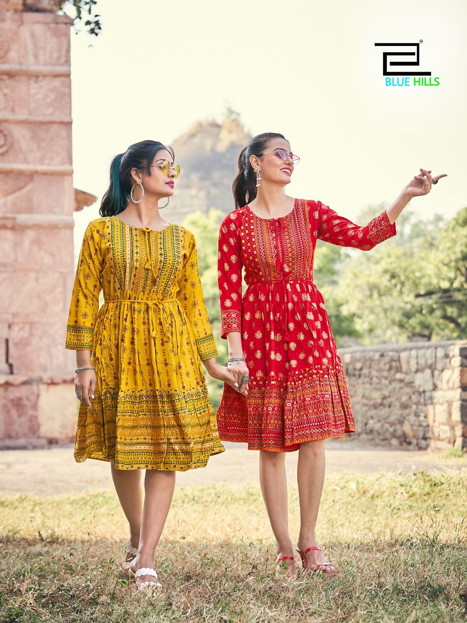 blue hills Show off vol 3 rayon exclusive look kurti catalog