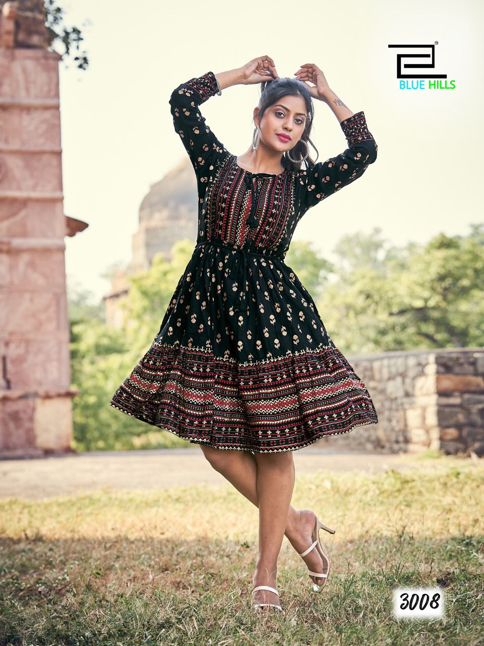 blue hills Show off vol 3 rayon exclusive look kurti catalog