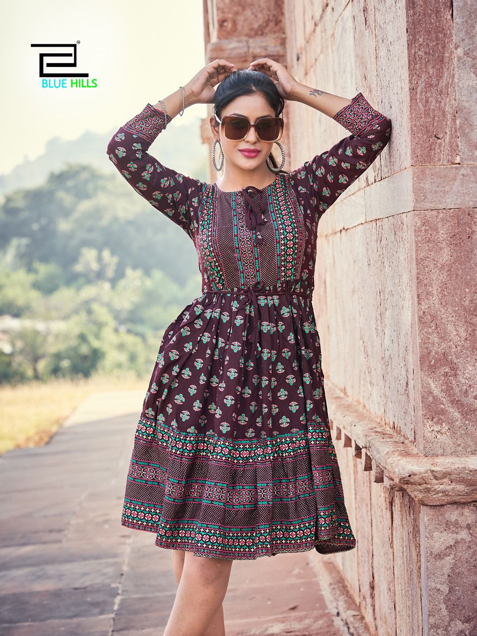 blue hills Show off vol 3 rayon exclusive look kurti catalog