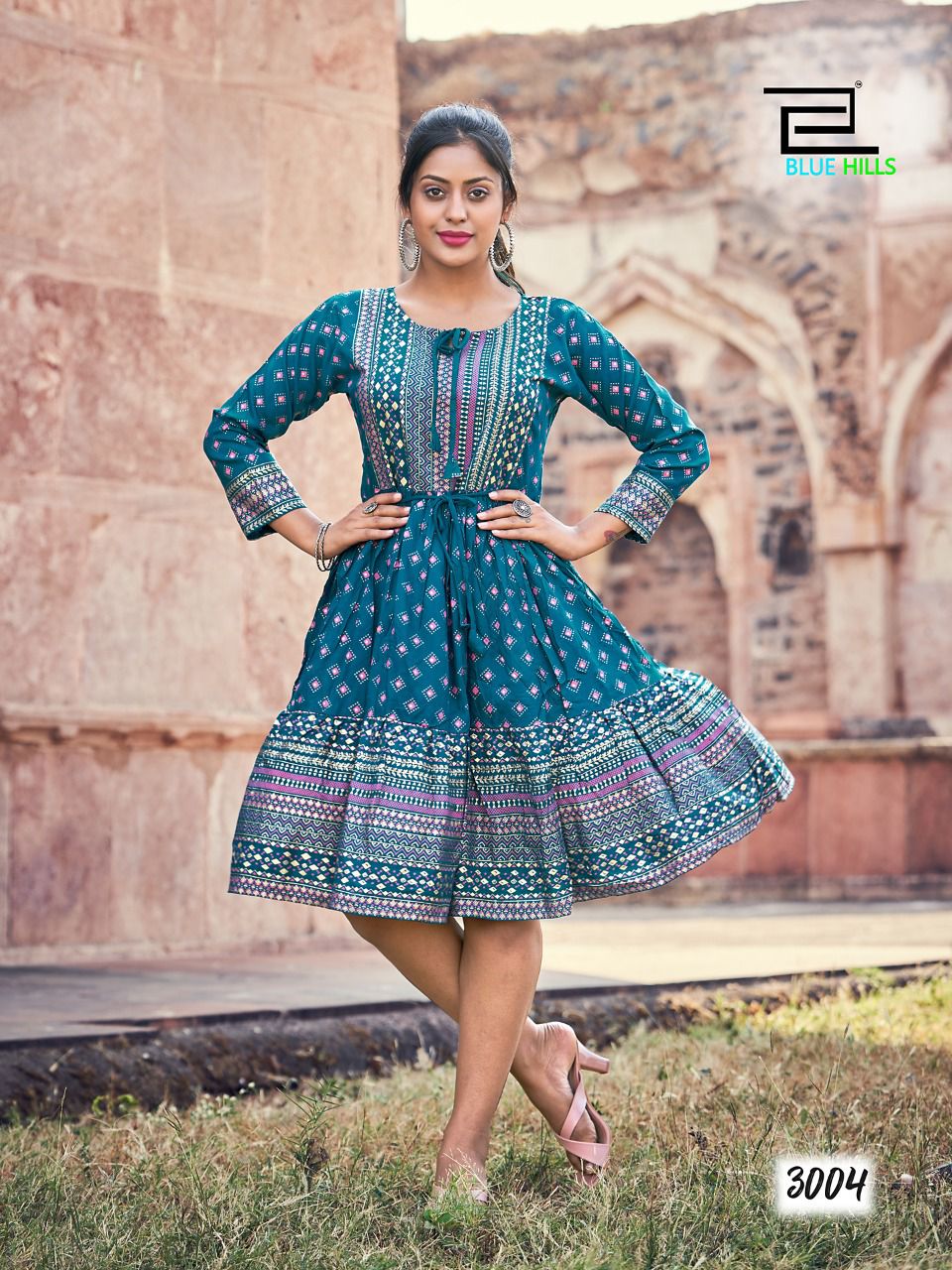 blue hills Show off vol 3 rayon exclusive look kurti catalog