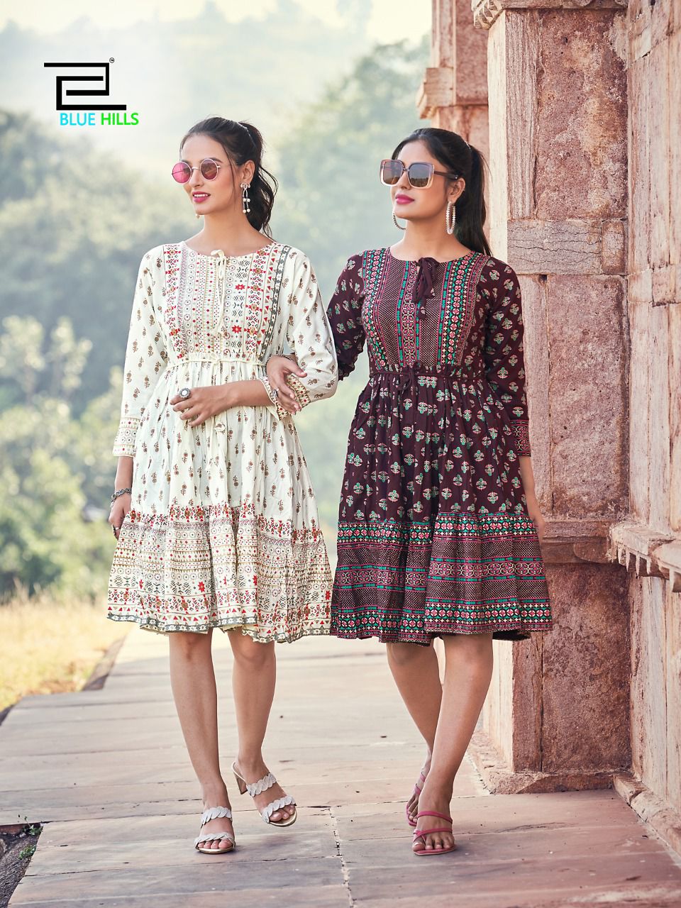 blue hills Show off vol 3 rayon exclusive look kurti catalog