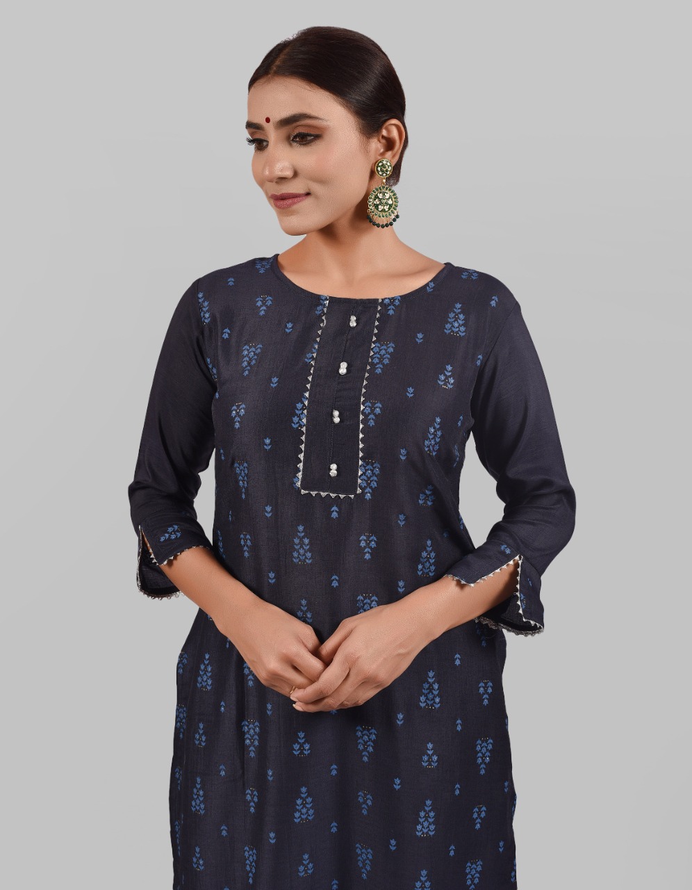 chanel 9  pick n choose chinon attractive look kurti bottom with dupatta  catalog