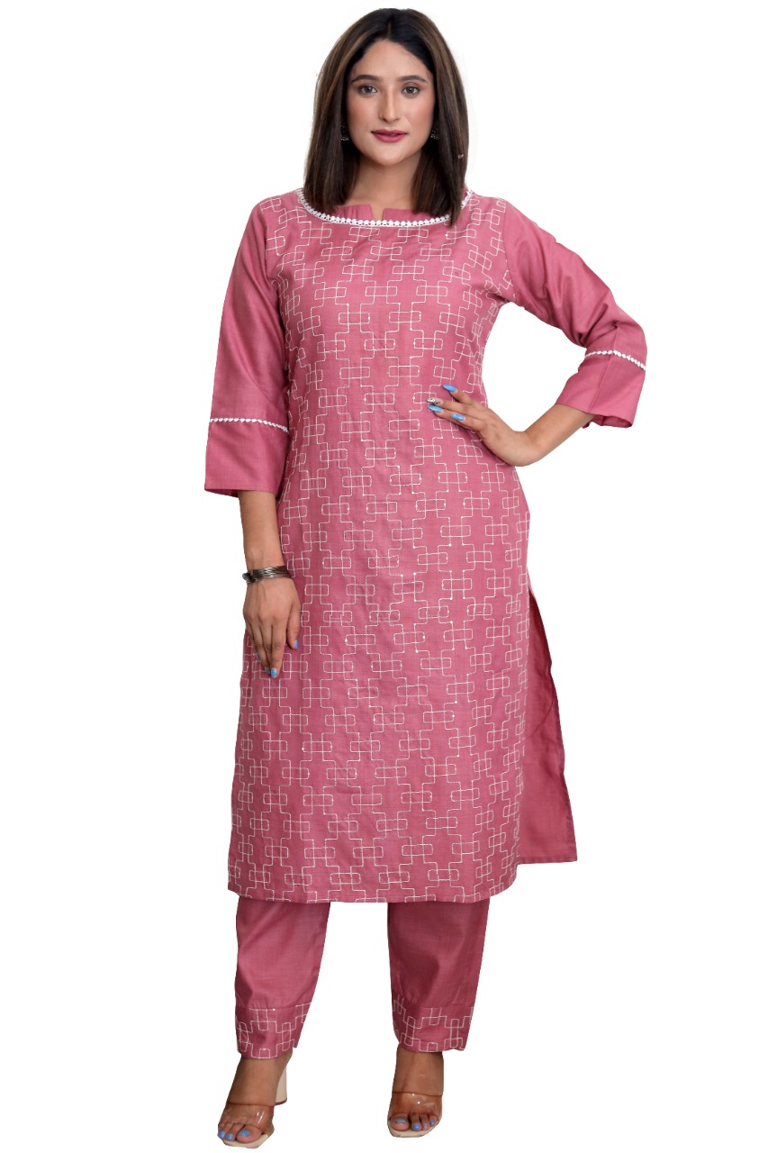 chanel 9 d no 1029 pick n choose cotton attractive look kurti bottom size set