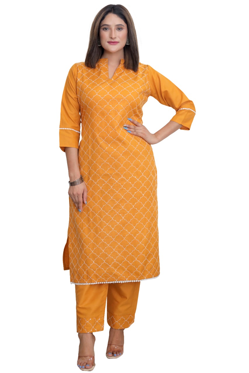 chanel 9 d no 1029 pick n choose cotton attractive look kurti bottom size set