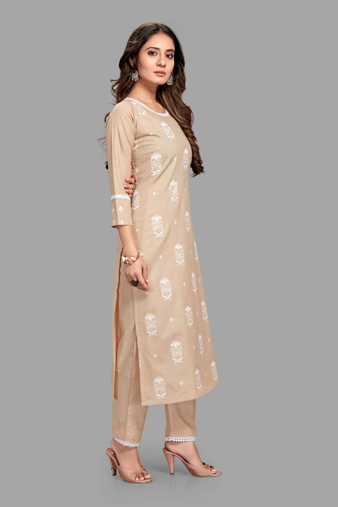 chanel 9 sku 001 to 005 pick n choose cotton attractive look kurti bottom size set