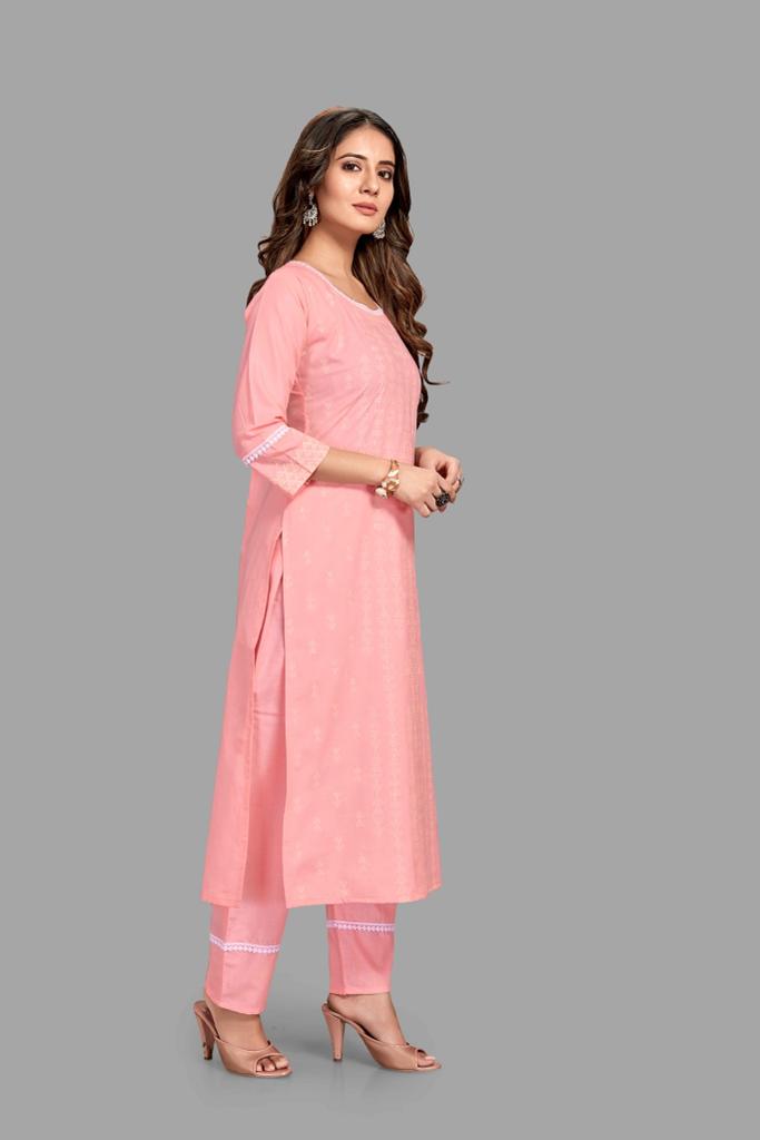 chanel 9 sku 001 to 005 pick n choose cotton attractive look kurti bottom size set