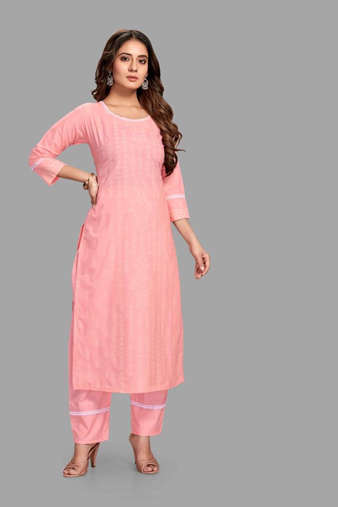 chanel 9 sku 001 to 005 pick n choose cotton attractive look kurti bottom size set