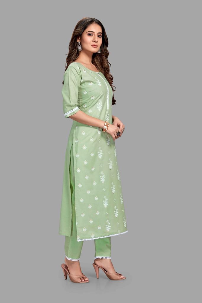 chanel 9 sku 001 to 005 pick n choose cotton attractive look kurti bottom size set