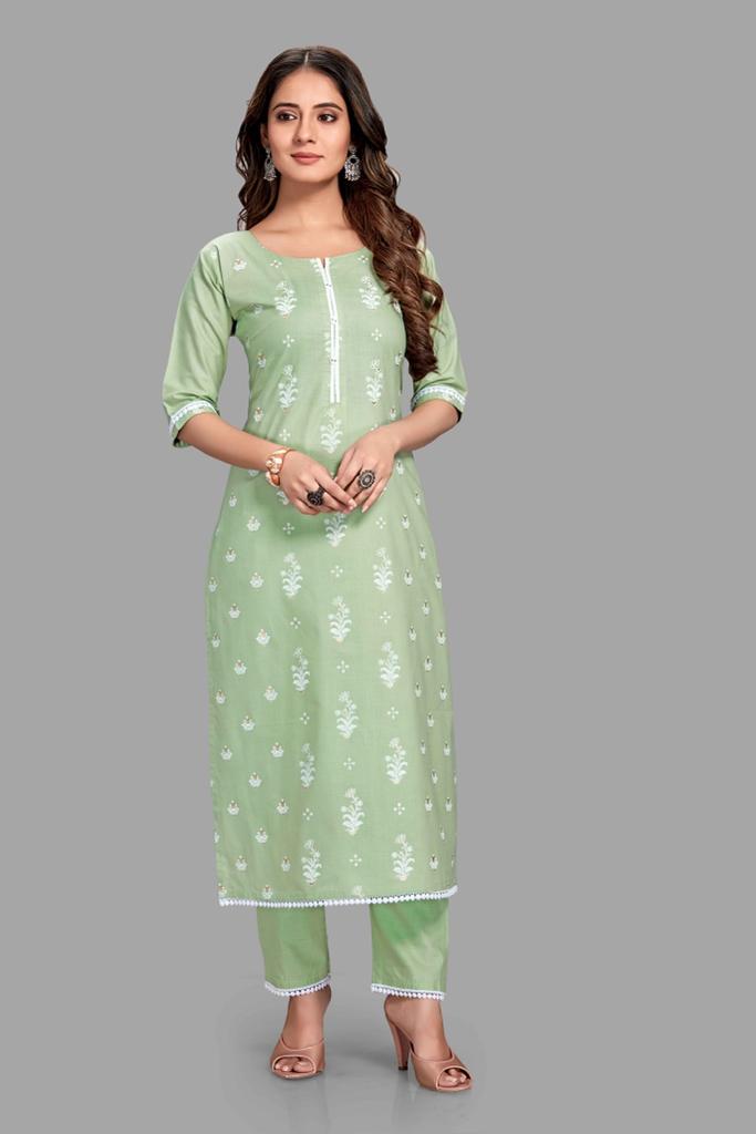 chanel 9 sku 001 to 005 pick n choose cotton attractive look kurti bottom size set