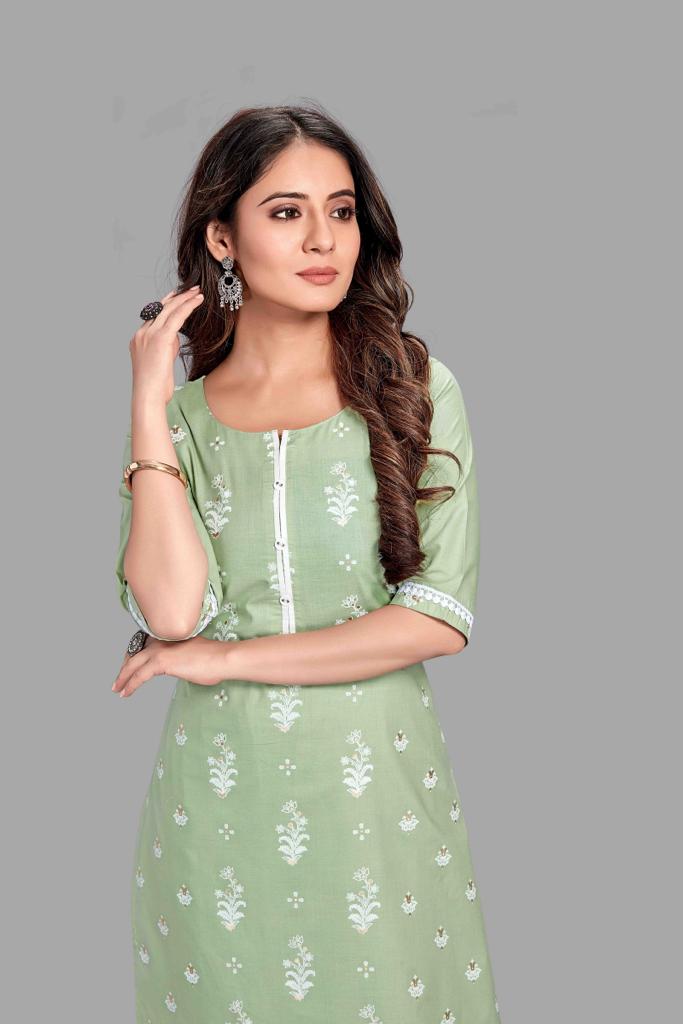 chanel 9 sku 001 to 005 pick n choose cotton attractive look kurti bottom size set