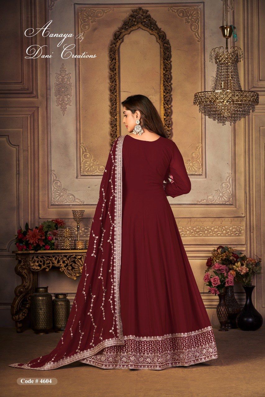 dani aanaya 4600 serice vol 146 georgette regal look salwar suit single