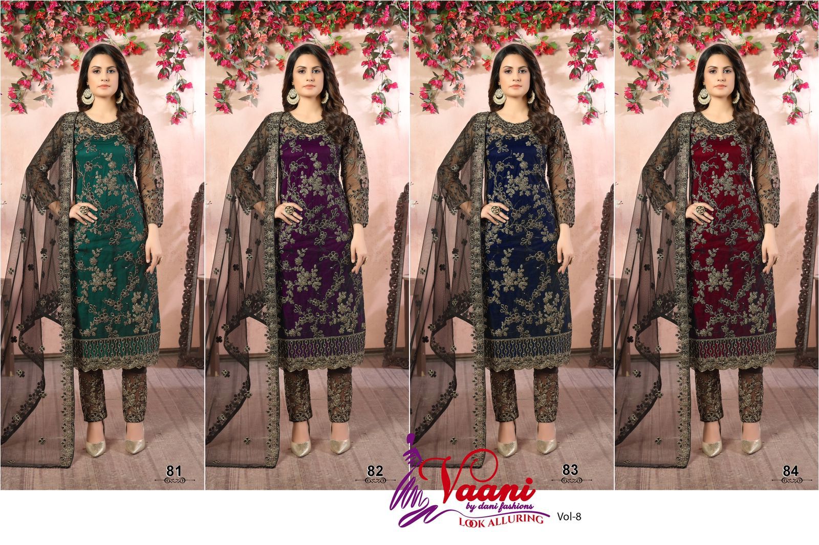 dani vaani vol 8 net asstonishing look salwar suit catalog