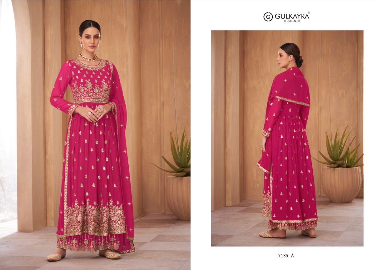 gulkayra designer nayra vol 2  georgette gorgous look salwar suit catalog