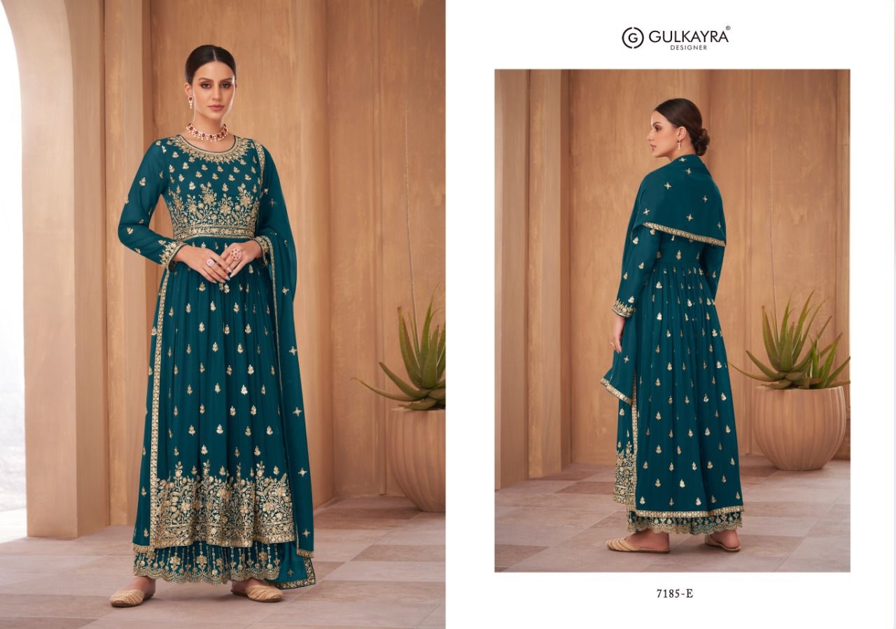 gulkayra designer nayra vol 2  georgette gorgous look salwar suit catalog