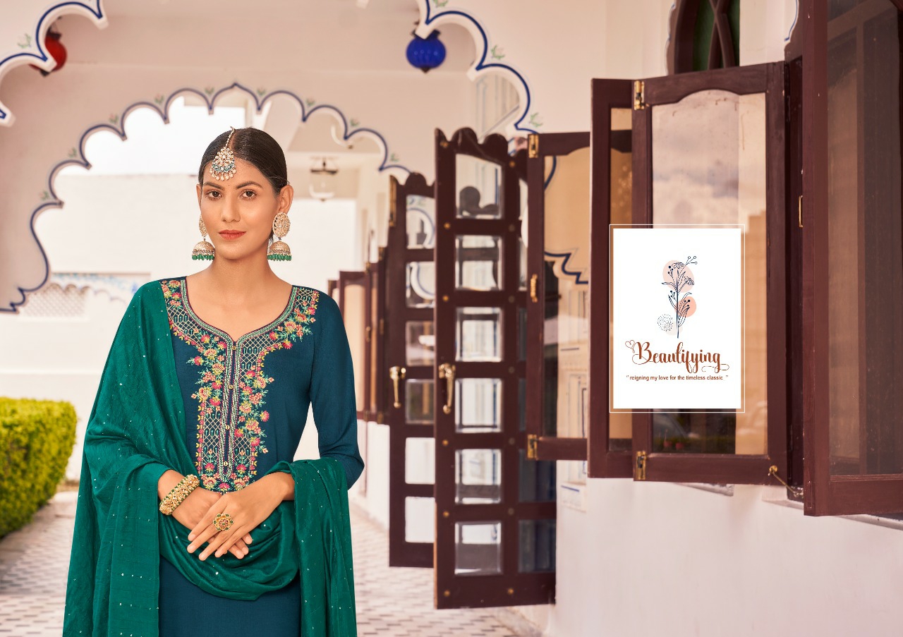 kalaroop by kajree cranival vol 3  silk attractive look kurti lehenga with dupatta catalog