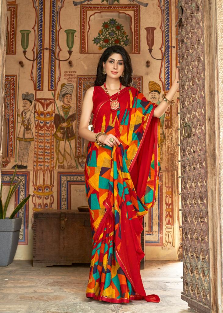 l t fashion zuri micro exclusive print saree catalog