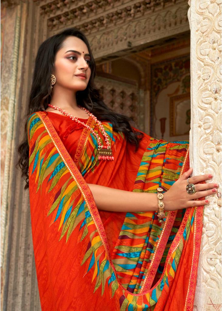 l t fashion zuri micro exclusive print saree catalog