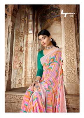 lt fashion aabhushan weightless decent look saree catalog