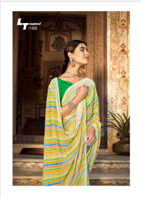 lt fashion aabhushan weightless decent look saree catalog