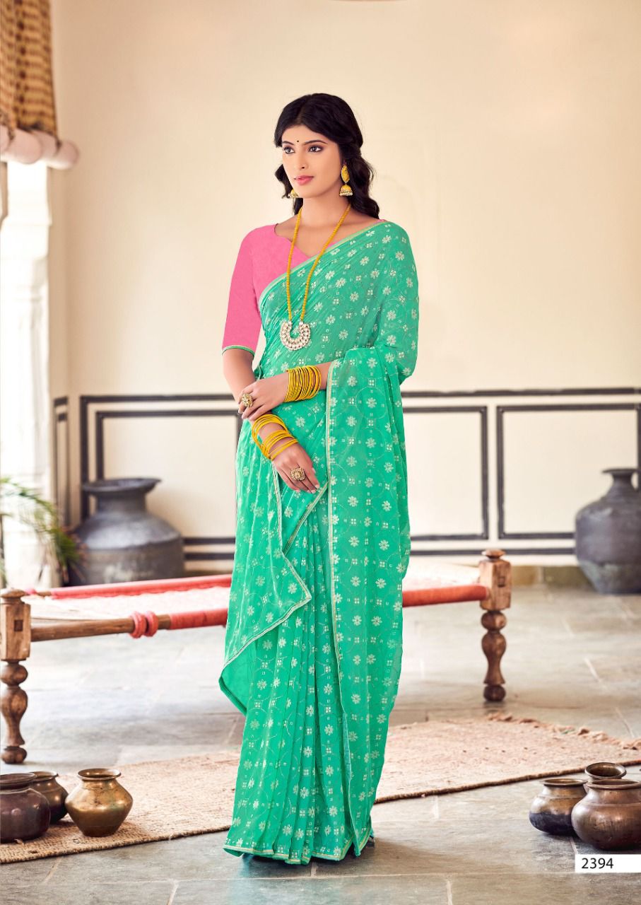 lt fashion galaxy weightless decent look saree catalog