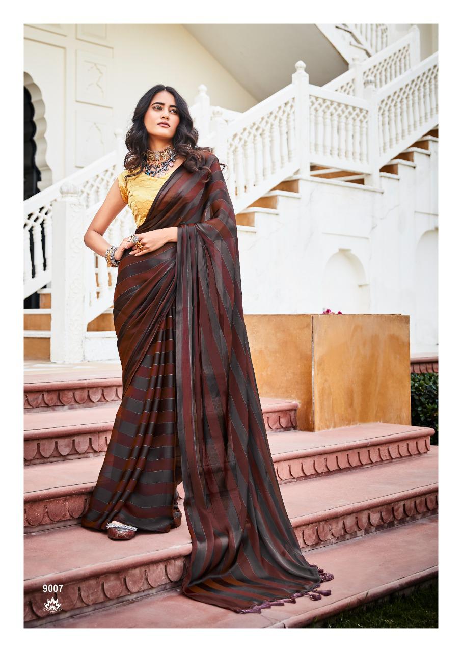 lt fashion naari rainbow jari regal look saree catalog