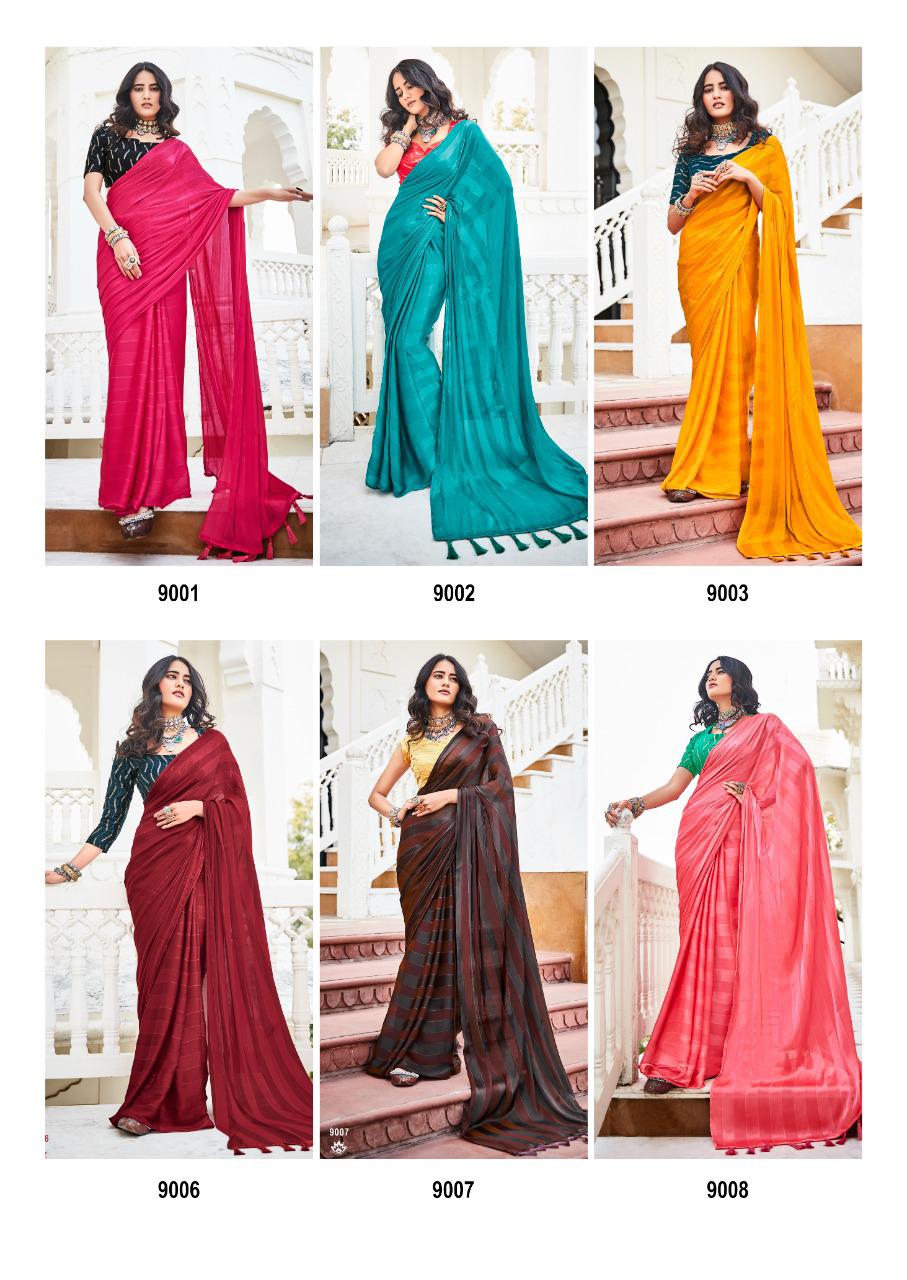 lt fashion naari rainbow jari regal look saree catalog