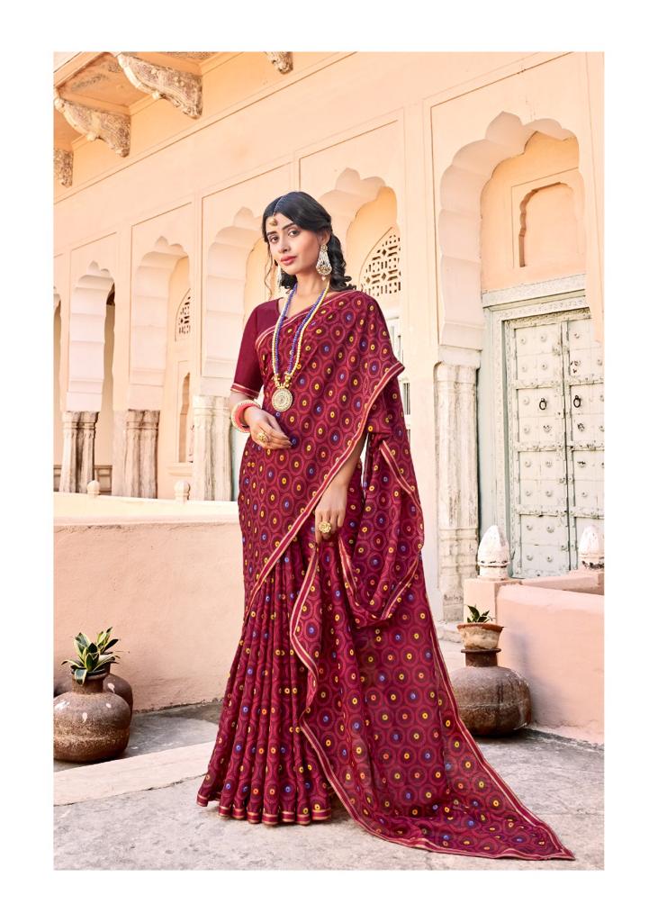 lt fashion rose micro decent look saree catalog