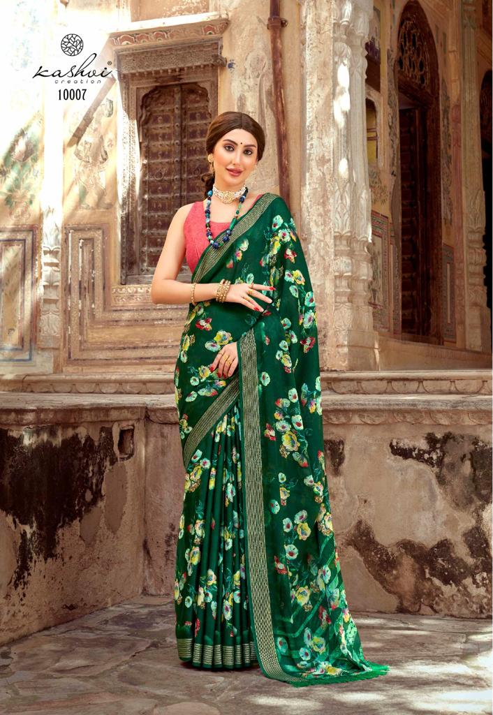 lt kashvi creation aurika silk exclusive print saree catalog